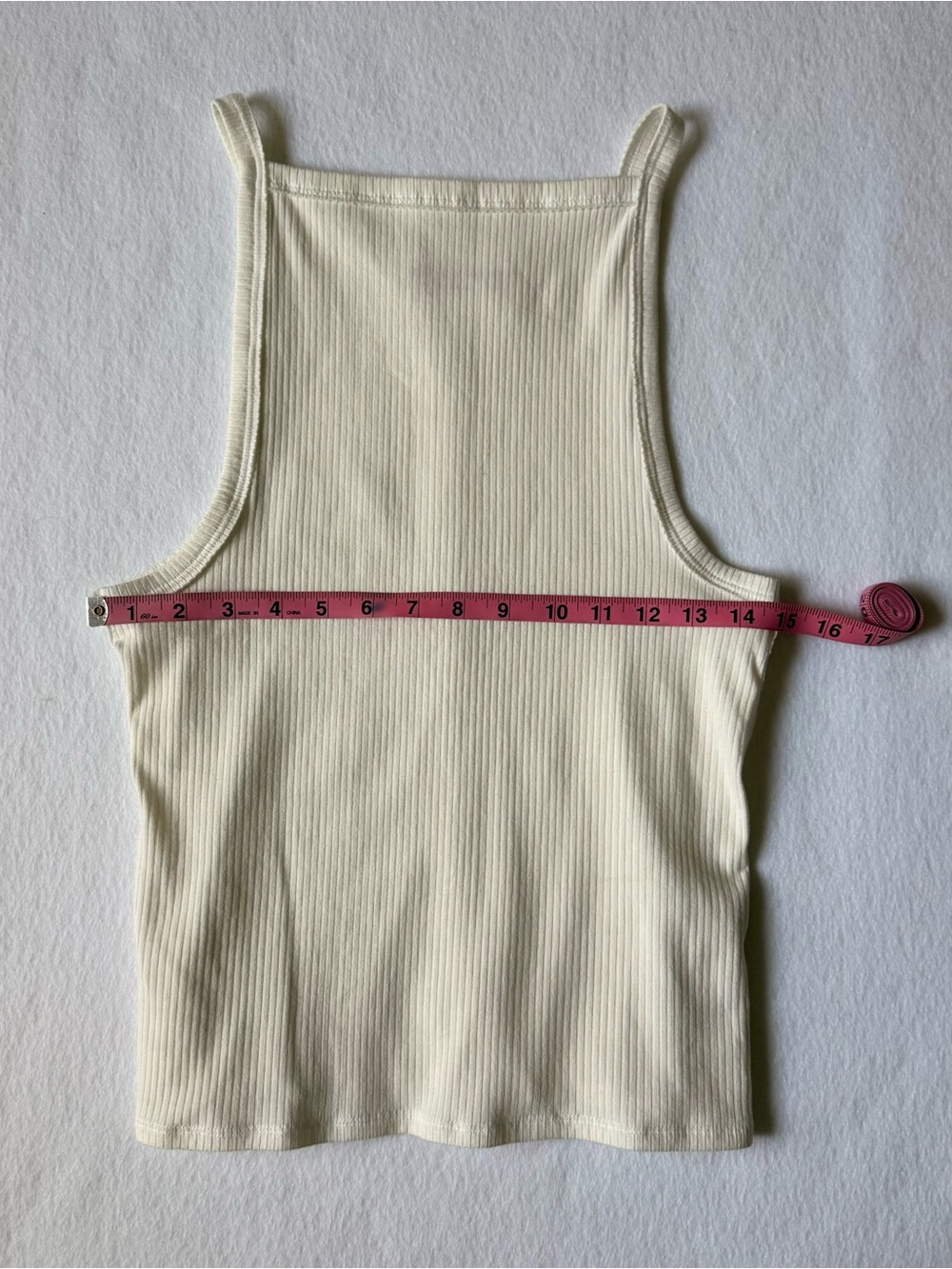 We The Free Mia Tank | Free People | Ribbed High Neck | White | M - Picture 5 of 7